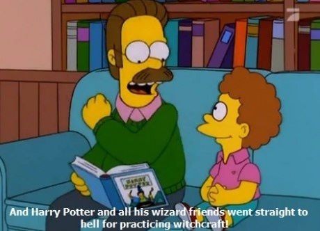 Harry Potter podľa Flanders-a